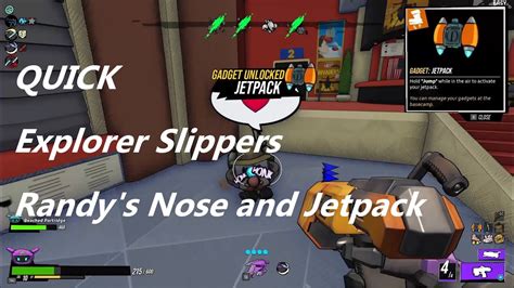 roboquest randy's nose|Explorers Slippers, Randy's Nose, and The Jet Pack .
